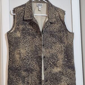Chico's Animal Print Vest